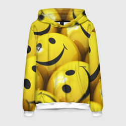 Мужская толстовка 3D Yellow smile