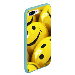 Чехол для iPhone 7Plus/8 Plus матовый Yellow smile - фото 2