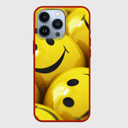 Чехол для iPhone 13 Pro Yellow smile