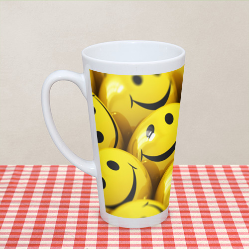 Кружка Латте Yellow smile - фото 4