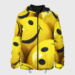 Мужская куртка 3D Yellow smile