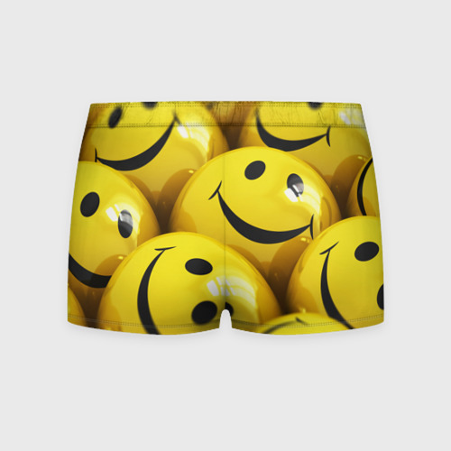 Мужские трусы 3D Yellow smile, цвет 3D печать - фото 2