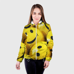 Женская куртка 3D Yellow smile - фото 2