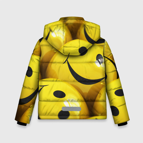 Зимняя куртка для мальчиков 3D Yellow smile, цвет черный - фото 2