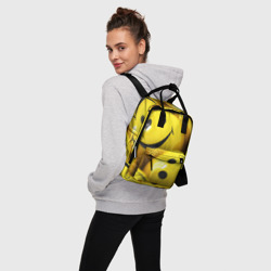 Женский рюкзак 3D Yellow smile - фото 2