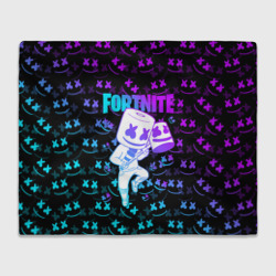 Плед 3D Fortnite Marshmello neon Фортнайт