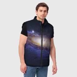 Мужской жилет утепленный 3D Галактика - фото 2