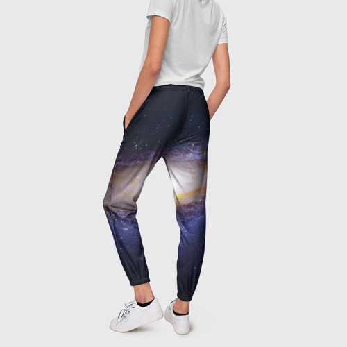 Женские брюки 3D Галактика, цвет 3D печать - фото 4
