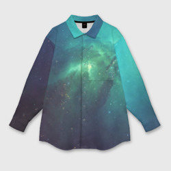 Мужская рубашка oversize 3D Galaxy