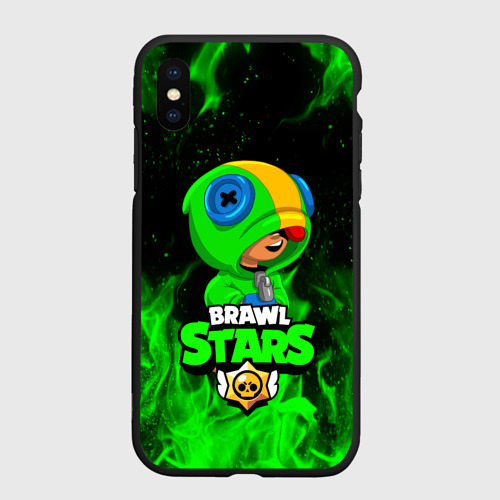 Чехол для iPhone XS Max матовый BRAWL STARS LEON | ЛЕОН Фото 01 Чехол для iPhone XS Max матовый BRAWL STARS LEON | ЛЕОН Фото 01