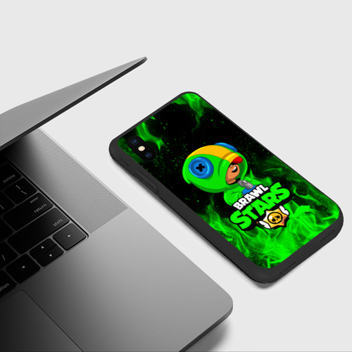 Чехол для iPhone XS Max матовый BRAWL STARS LEON | ЛЕОН Фото 01 Чехол для iPhone XS Max матовый BRAWL STARS LEON | ЛЕОН Фото 01