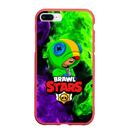 Чехол для iPhone 7Plus/8 Plus матовый BRAWL STARS LEON Фото 01 Чехол для iPhone 7Plus/8 Plus матовый BRAWL STARS LEON Фото 01