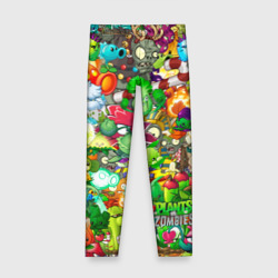 Детские леггинсы 3D Plants vs Zombies