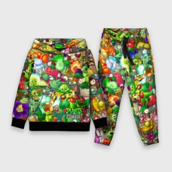 Детский костюм с толстовкой 3D Plants vs Zombies