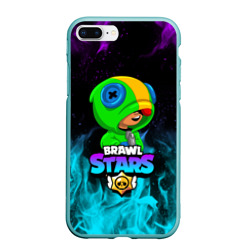 Чехол для iPhone 7Plus/8 Plus матовый Brawl Stars Leon Леон