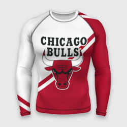 Мужской рашгард 3D Chicago Bulls Red-White