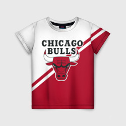 Детская футболка 3D Chicago Bulls Red-White