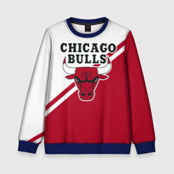 Детский свитшот 3D Chicago Bulls Red-White