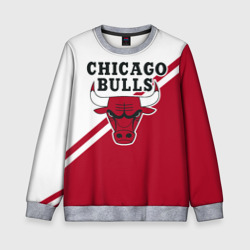 Детский свитшот 3D Chicago Bulls Red-White