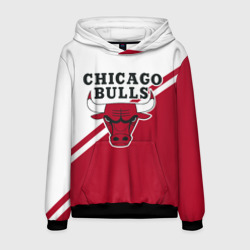 Мужская толстовка 3D Chicago Bulls Red-White