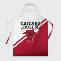 Фартук 3D Chicago Bulls Red-White