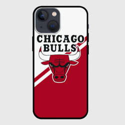Чехол для iPhone 13 mini Chicago Bulls Red-White