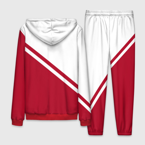 Мужской костюм 3D Chicago Bulls Red-White, цвет красный - фото 2
