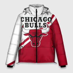 Мужская зимняя куртка 3D Chicago Bulls Red-White