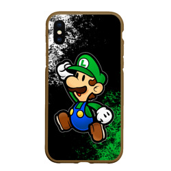 Чехол для iPhone XS Max матовый Luigi's Mansion