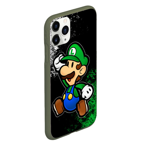 Чехол для iPhone 11 Pro матовый Luigi's Mansion, цвет темно-зеленый - фото 3