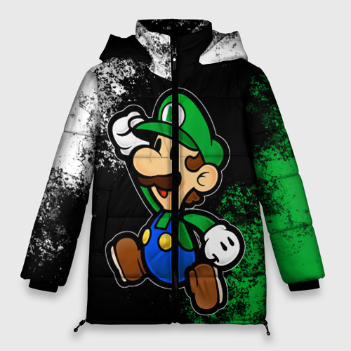 Женская зимняя куртка Oversize Luigi's Mansion, цвет черный