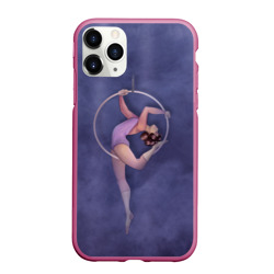Чехол для iPhone 11 Pro Max матовый Воздушная гимнастка