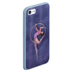 Чехол для iPhone 5/5S матовый Воздушная гимнастка - фото 2