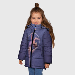 Зимняя куртка для девочек 3D Воздушная гимнастка - фото 2