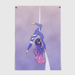 Постер Гимнастка на полотне