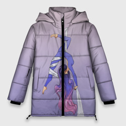 Женская зимняя куртка Oversize Гимнастка на полотне