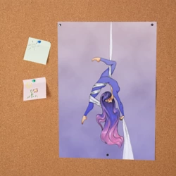 Постер Гимнастка на полотне - фото 2