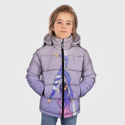 Зимняя куртка для мальчиков 3D Гимнастка на полотне - фото 2