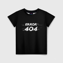 Детская футболка 3D Error 404