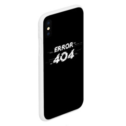 Чехол для iPhone XS Max матовый Error 404 - фото 2