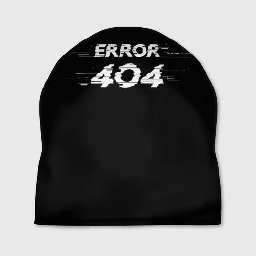 Шапка 3D Error 404