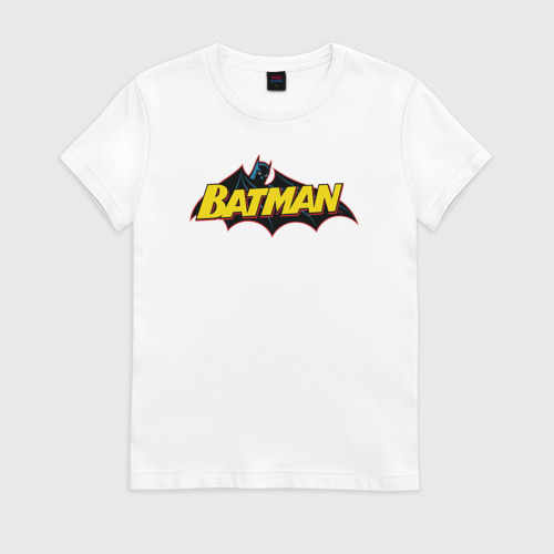 Женская футболка хлопок Batman Logo Фото 01 Женская футболка хлопок Batman Logo Фото 01