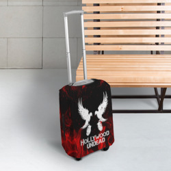 Чехол для чемодана 3D Hollywood Undead - фото 2