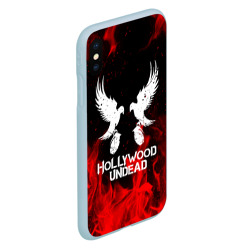 Чехол для iPhone XS Max матовый Hollywood Undead - фото 2