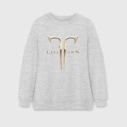 Женский свитшот oversize без начеса хлопок Lost Ark