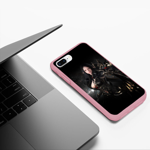 Чехол для iPhone 7Plus/8 Plus матовый Lost ark girl, цвет баблгам - фото 5