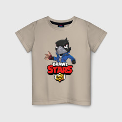 Детская футболка хлопок Brawl Stars crow