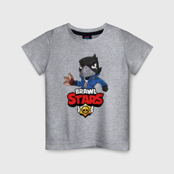 Детская футболка хлопок Brawl Stars crow