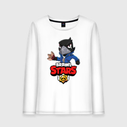 Женский лонгслив хлопок Brawl Stars crow