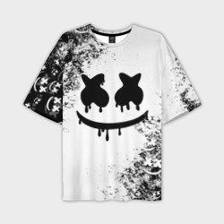 Мужская футболка oversize 3D Marshmello